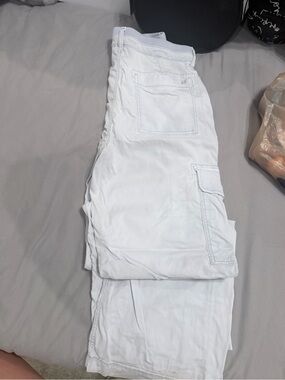 Women's Light Blue Cargo Pants - Comfortable Everyday Style